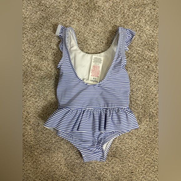 Baby Boden Striped Swimsuit with Giraffe Design Baby Bathing suit 6-9 months - Picture 3 of 8